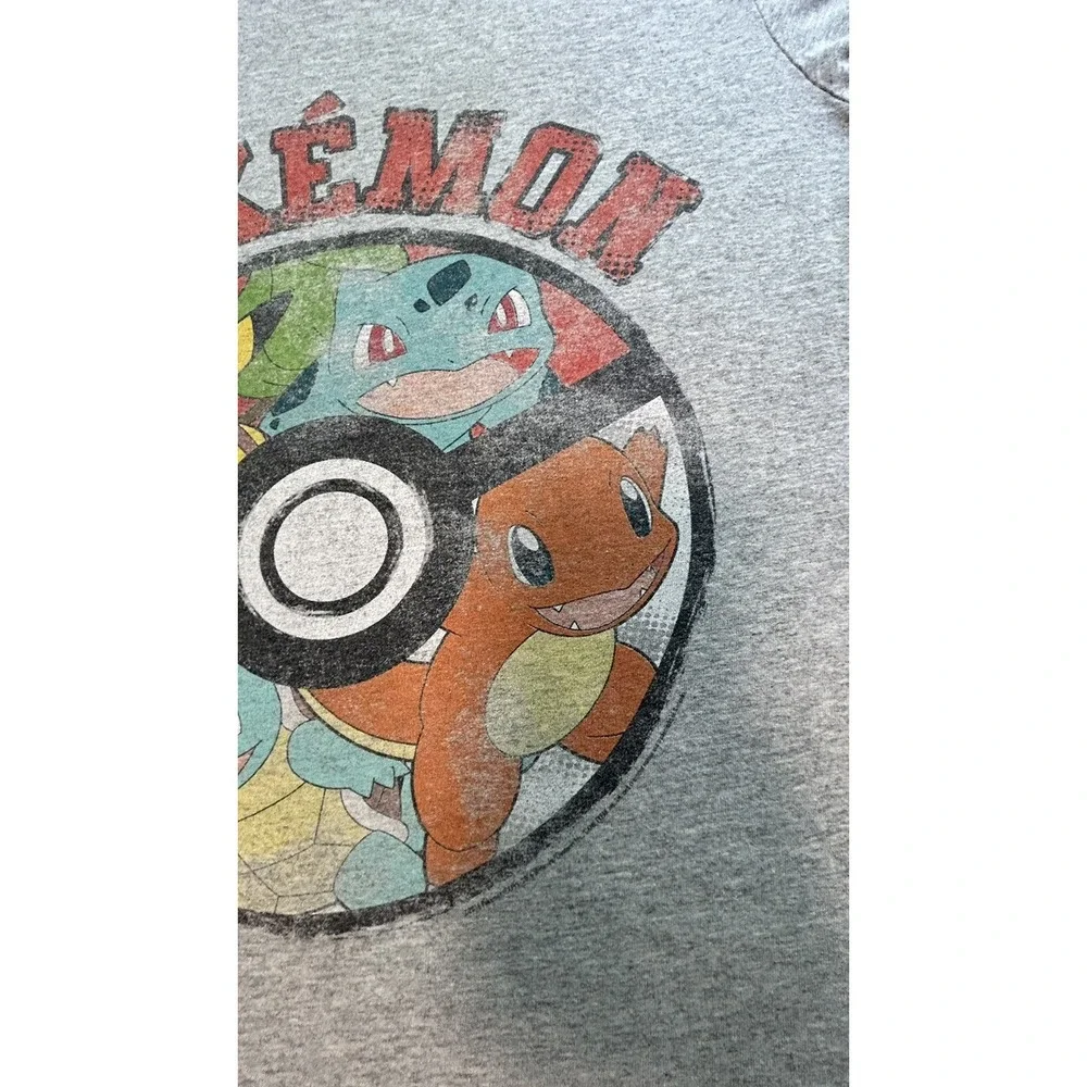 Old Navy Collectabilitees‎ Boys T- Shirt Size XL/TG Gray Pokemon Tee